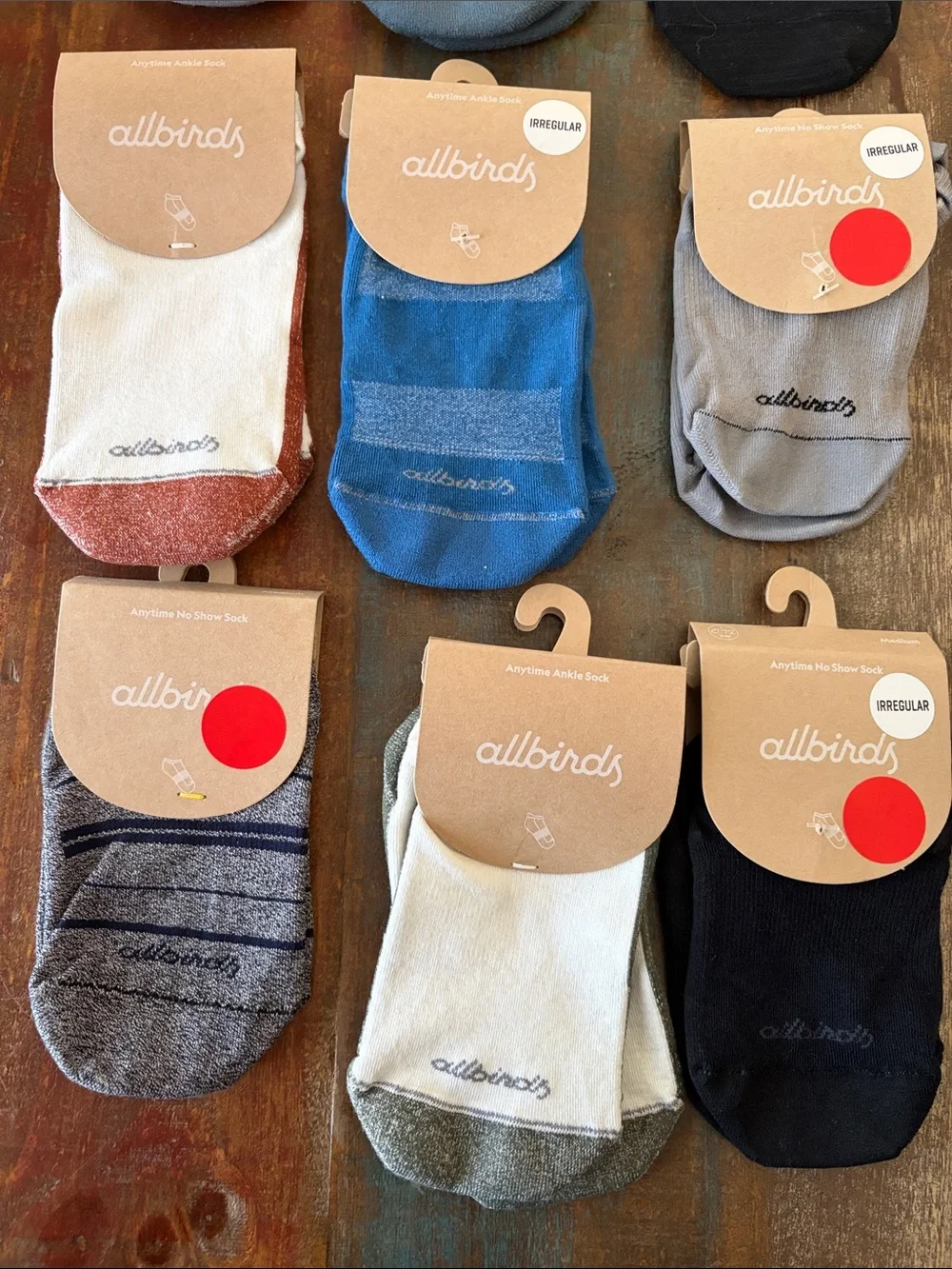 NWT Allbirds Assorted No-Show Socks - Multiple Colors Bundle